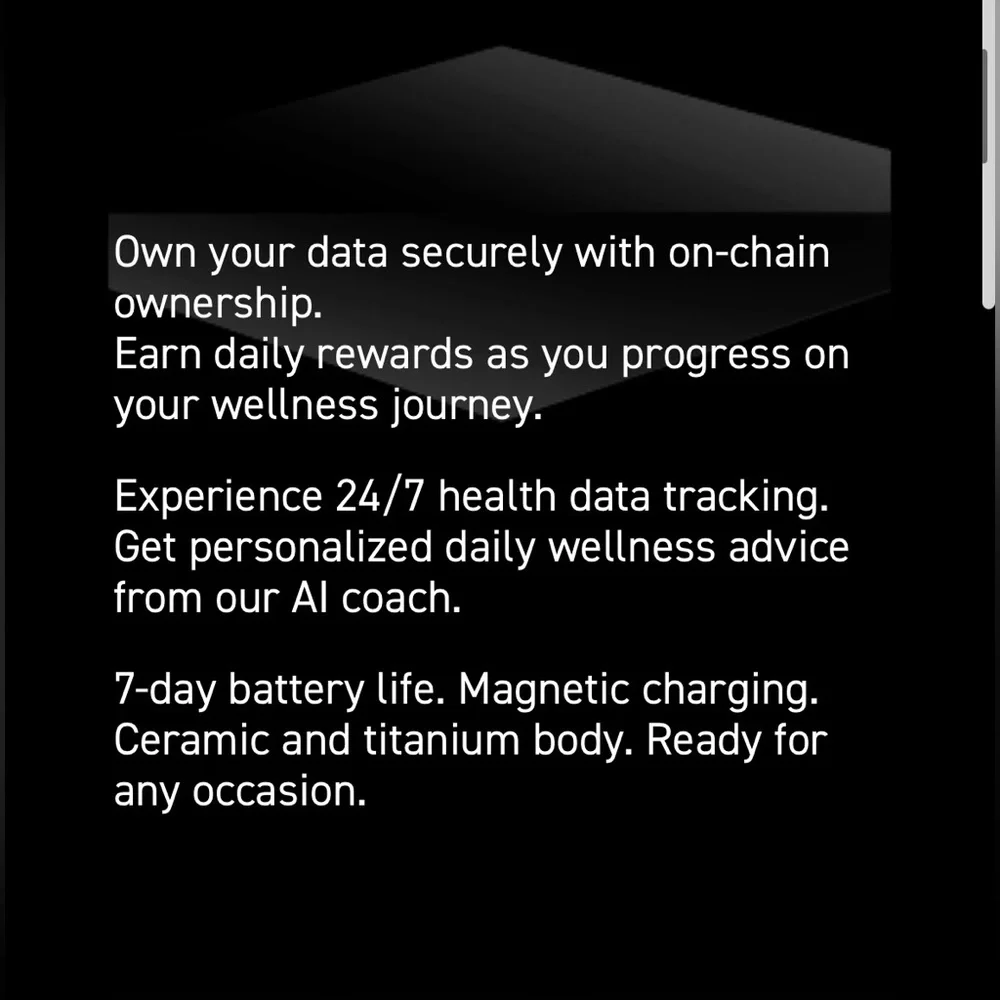 CUDIS SMART RING, wellness tracking ring